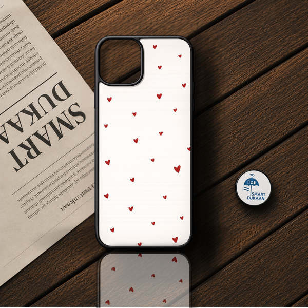 Red Heart Aesthetic Case