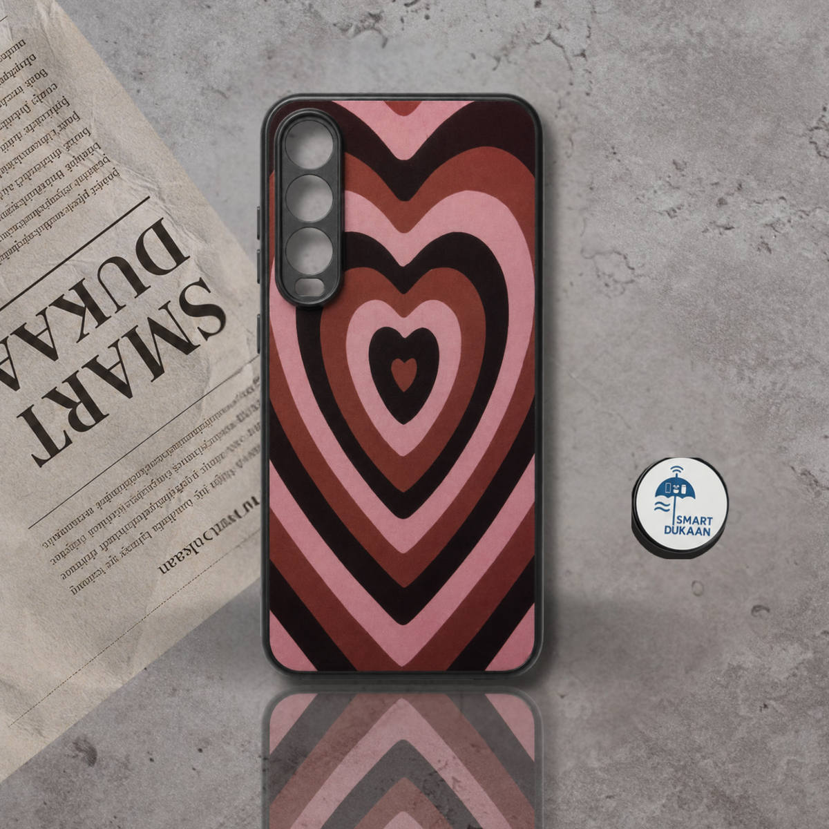 Heart-Spiral Girly Case